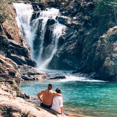 big rock falls